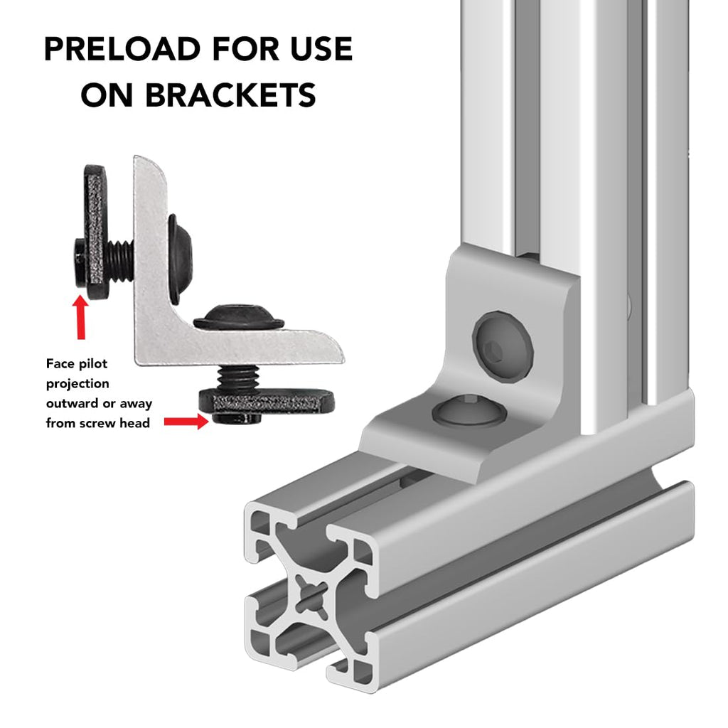 8020, 3678, 15 Series 5/16-18 Stainless Steel SS Slide in T-Nut with Offset Thread- T Slot Accessories for Aluminum Extrusion - Hardware Nuts (1500 Pack)