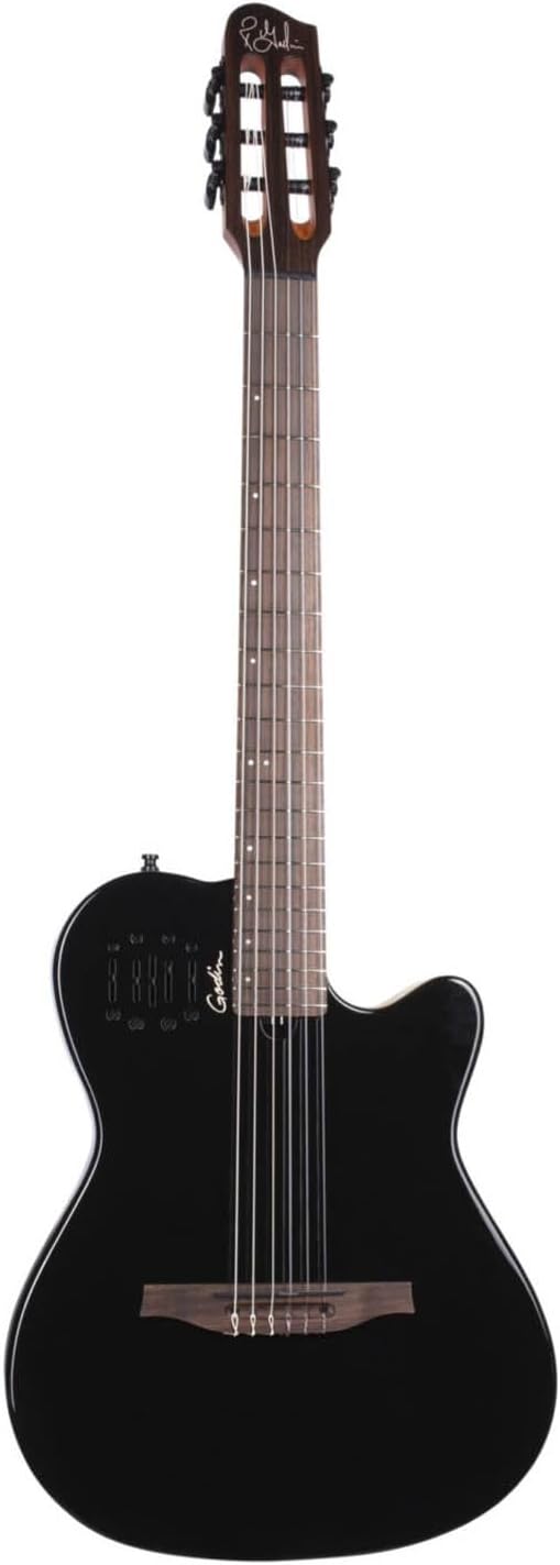 Godin Multiac Mundial Nylon Acoustic-electric Guitar - Onyx Black
