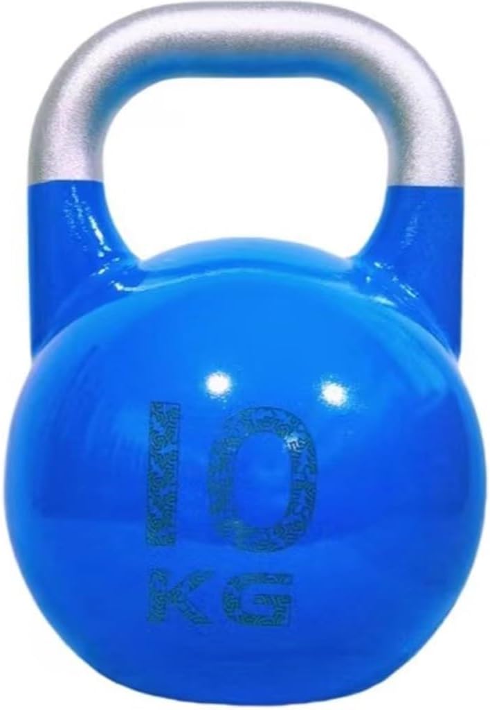 Kettlebell Weights Fitness Sports Competitive Kettle Ball, Muscle Training Dumbbells for Men and Women, Swing/Squat, Gym Exercise Equipment(Light blue-10kg)