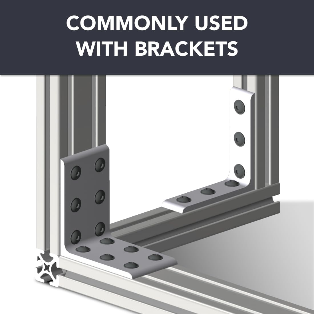 8020, 3285, 15 Series 5/16-18 Triple Threaded Slide in Economy T-Nut Steel T-Slot Accessories for 80/20 Aluminum Extrusion Hardware Nuts (100 Pack)