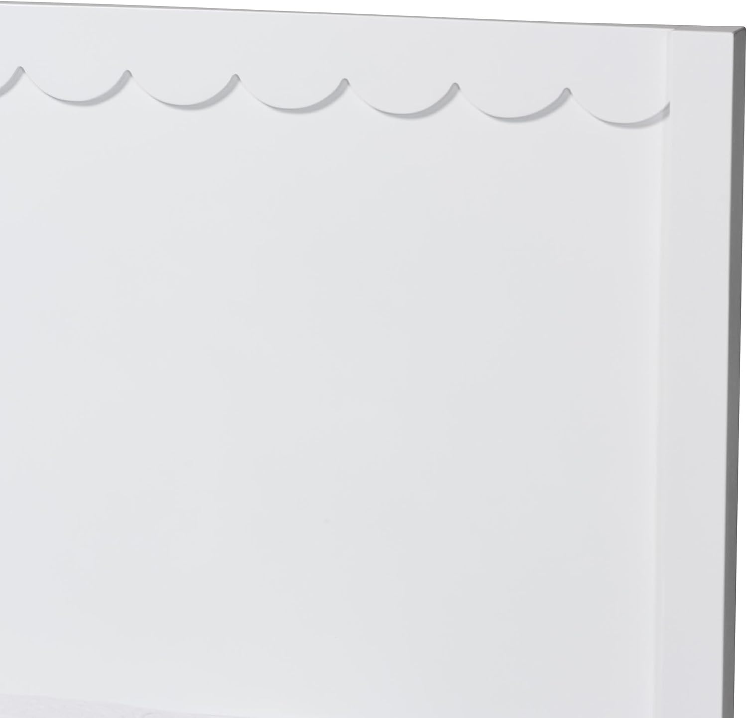 Baxton Studio Roni White Wood 4-Piece Full Bedroom Set with Two Nightstands