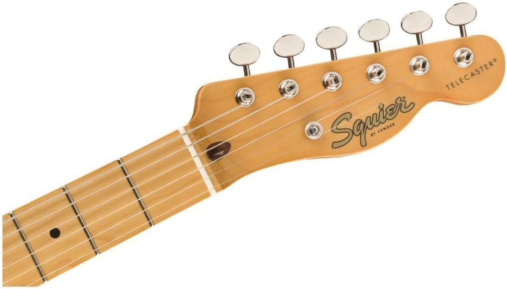 Squier Classic Vibe 50s Telecaster Electric Guitar, with 2-Year Warranty, White Blonde, Maple Fingerboard