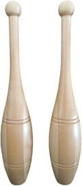 Wooden Indian Clubs 2lb/3lb/4lb Pair, All Body Workout/Strength Training Clubbell, Home Gym Equipment, Fitness Women & Men Exercise Clubs