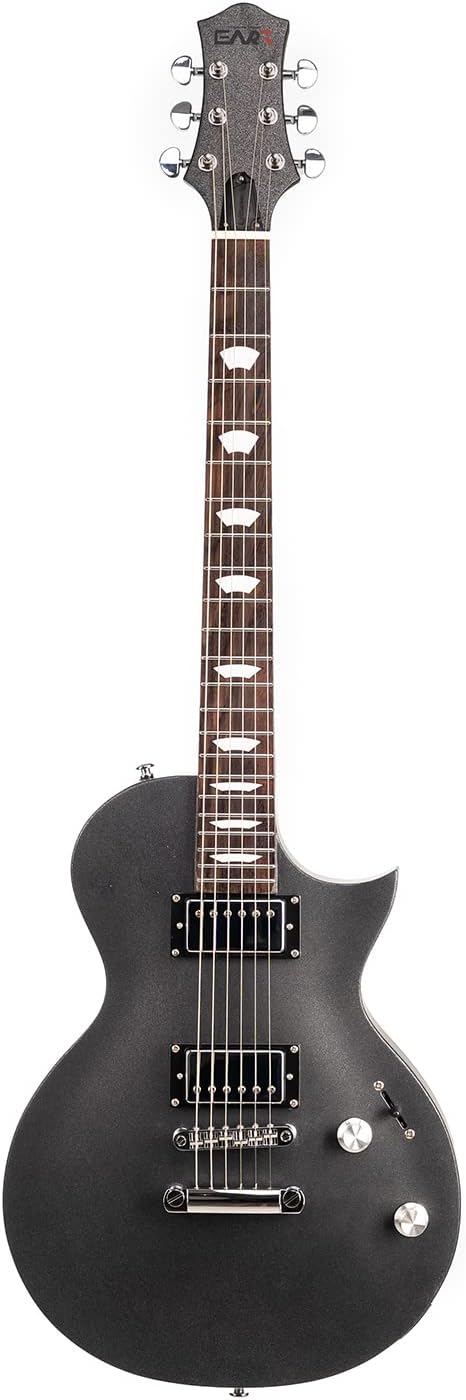 EART EGLP-610 Electric Guitar 24.75' Scale, Roasted Mahogany Body & Neck, Eart Artones-HHC2 Pickups, Stainless Steel Frets