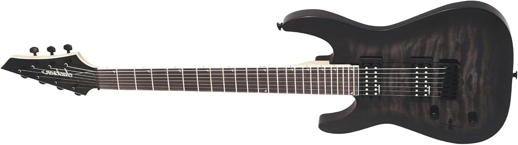 Jackson JS Series Dinky Arch Top JS22Q-7 DKA HT Electric Guitar - Transparent Black Burst