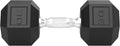 Hex Dumbbell, 5LB, 20LB, 25LB, 30LB, 35LB, 40LB Single Rubber Coated Cast Iron Dumbbells with Chrome Handle for Home Gym Strength Training and Bodybuilding(30 LB x 1)