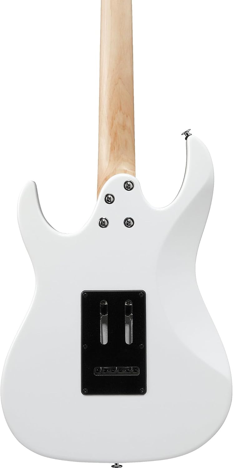 Ibanez GRX20W RG Gio Electric Guitar - White Bundle with Amplifier, Gig Bag, Tuner, Instrument Cable, Picks, Austin Bazaar Instructional DVD, and Polishing Cloth