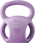Kettlebell Weights Gym Muscle Training Kettle Bells, Women's Fitness Squat Dumbbell, Unique Three-Ear Structure, Sports Equipment(Purple,20LB)