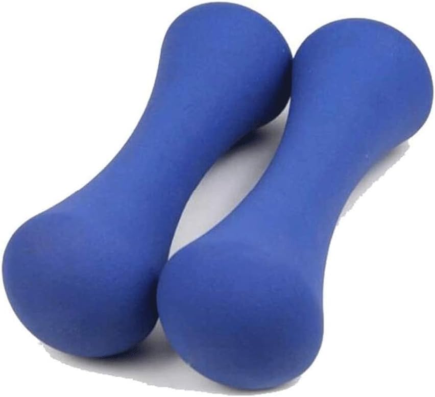 2pcs Dumbbell Female and Men's Beginner Aerobics Bodybuilding Fitness Equipment Home Gym Exercise Thin Arm Pilates Yoga Weight Lose Sporting Goods Dumbbells (Color : Pur
