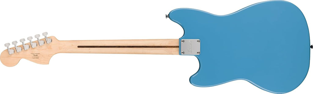 Squire Sonic Mustang Electric Guitar, California Blue, Laurel Fingerboard