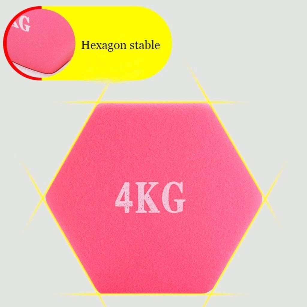 2pcs Hex Dumbbell Female and Men's Beginner Aerobics Bodybuilding Fitness Equipment Home Gym Sporting Goods Exercise Arm Pilates Yoga Weight Lose Thin Arm Non-Slip Dumbbe