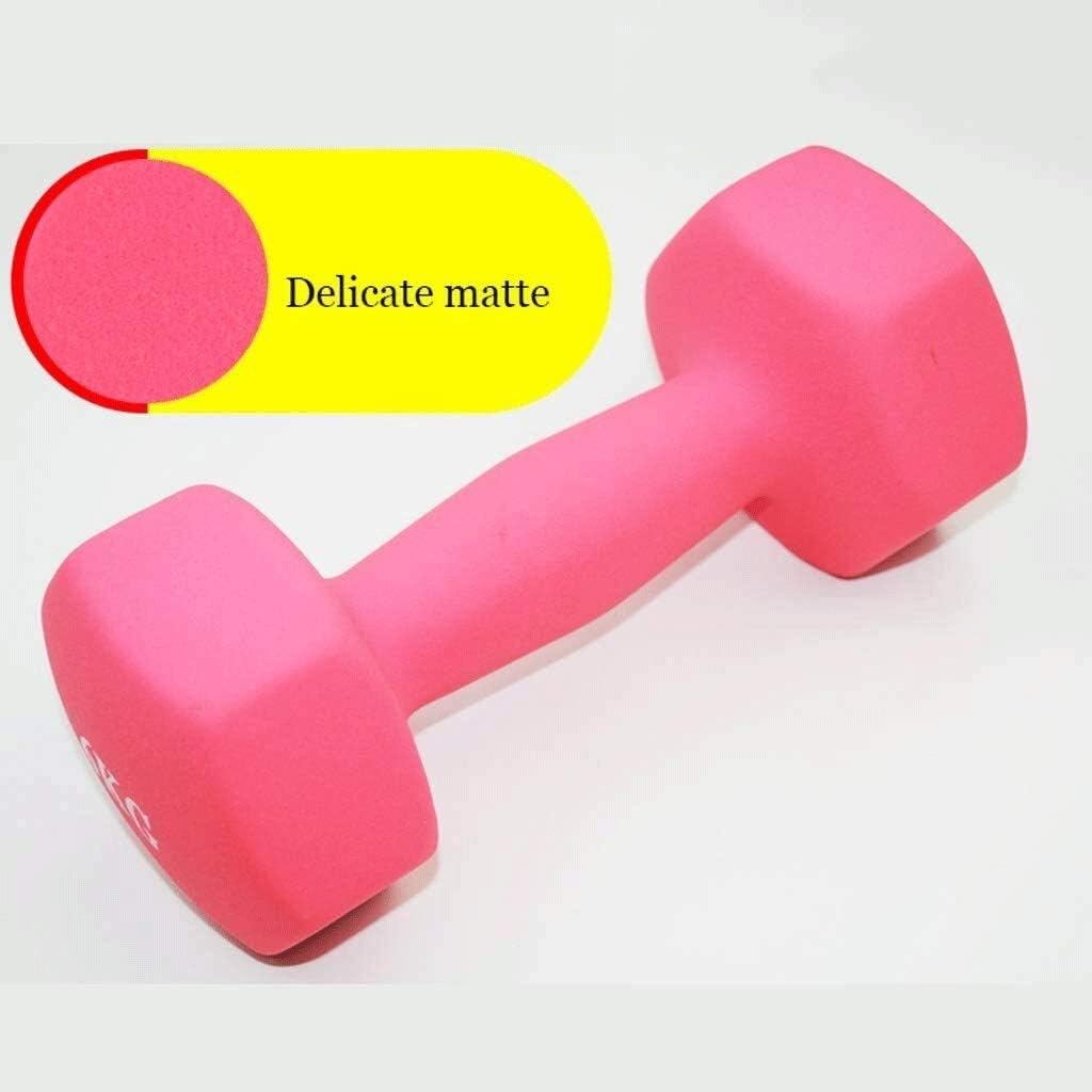 2pcs Hex Dumbbell Female and Men's Beginner Aerobics Bodybuilding Fitness Equipment Home Gym Sporting Goods Exercise Arm Pilates Yoga Weight Lose Thin Arm Non-Slip Dumbbe