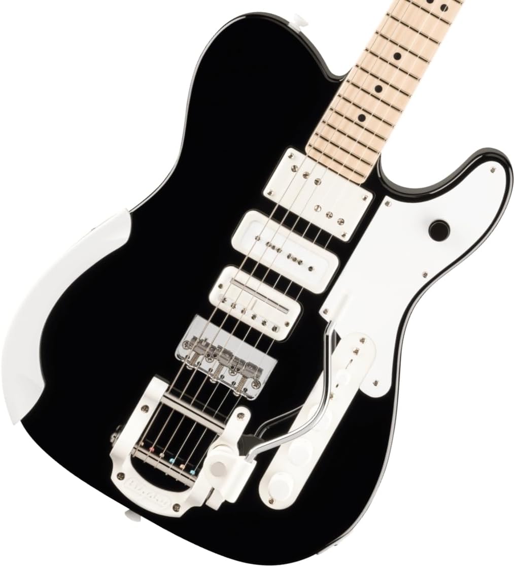 Fender Jack White Triplecaster Telecaster Electric Guitar - Black
