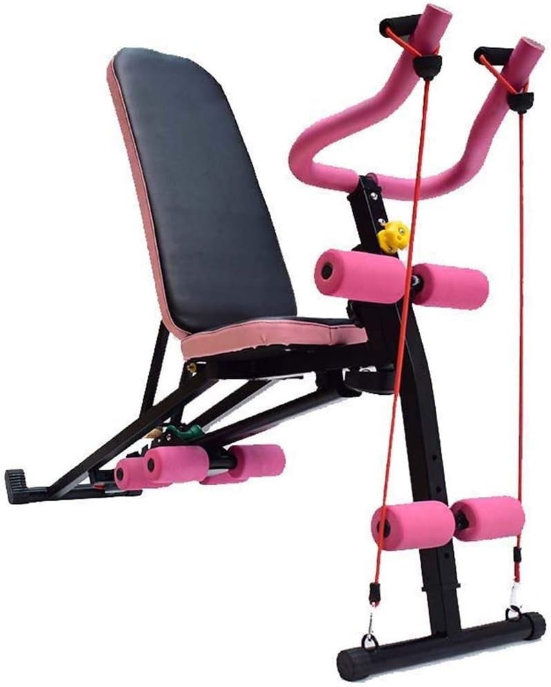 Home Dumbbell Stools Multifunctional Sit-Ups for Fitness Equipment Women and Women Weight Loss Home Dumbbell Stools (Pink 140 * 40 * 110cm)