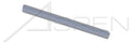 (2 pcs) 1-1/2'-6 X 6', Threaded Rods, Full Thread, Steel, Zinc Plated