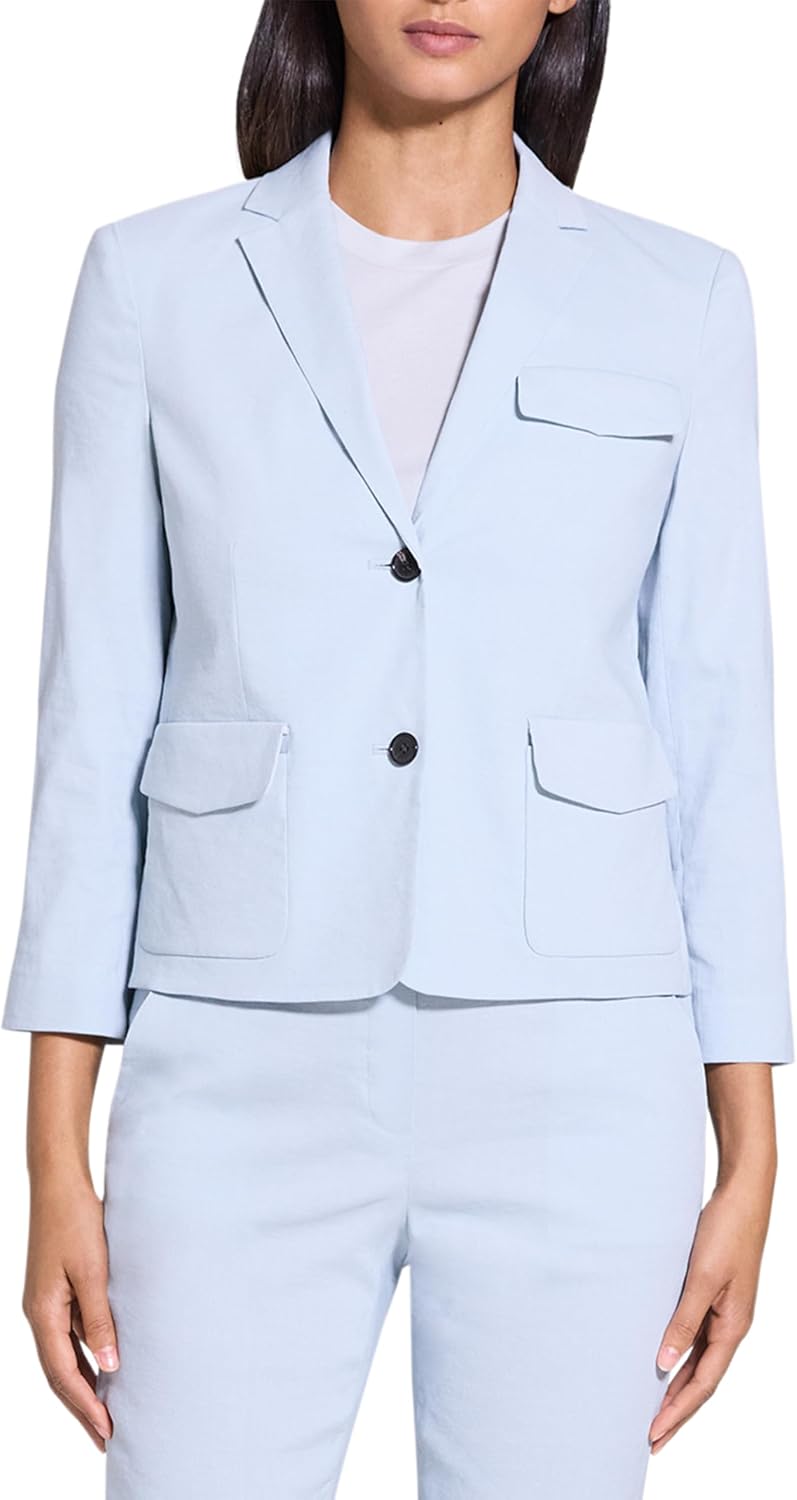 Theory Women's Shrkn Pkt JKT U