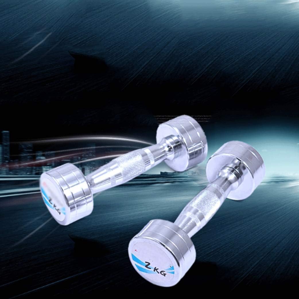 Dumbbell for Home Gym 1 Pair Dumbells Fitness Dumbbell Pure Steel Gym Dumbells Set for Women Body Building Home Exercise Fitness Workout Equipment(6kg(3kg*2))
