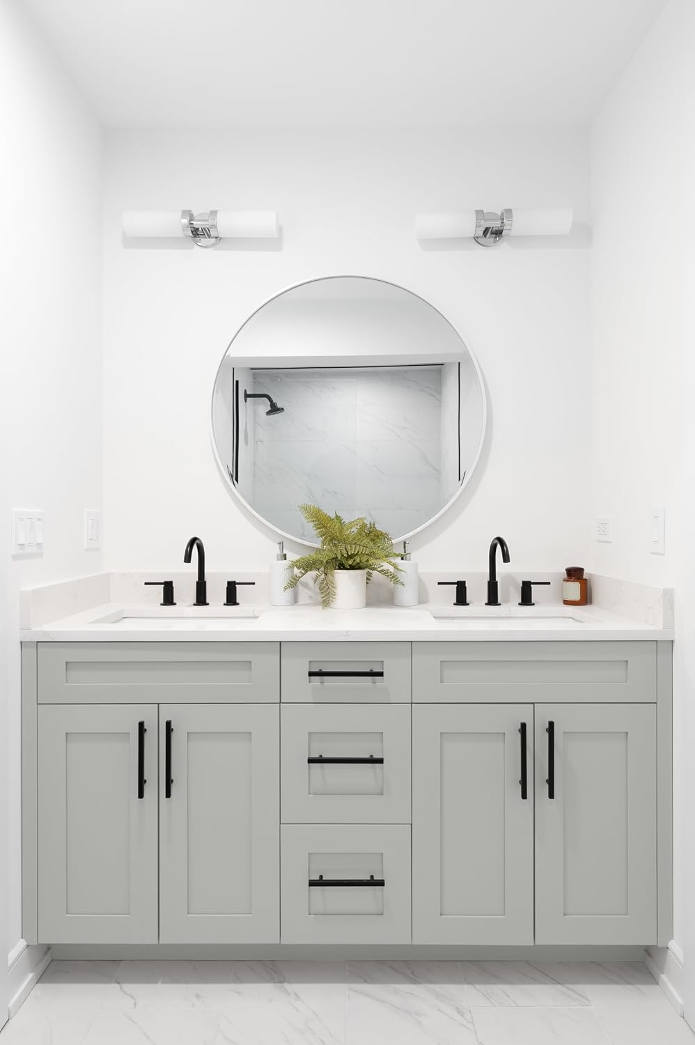 Beyond Paint Furniture, Cabinets and More All-in-one Refinishing Paint Gallon, No Stripping, Sanding or Priming Needed, Soft Gray (BP23)