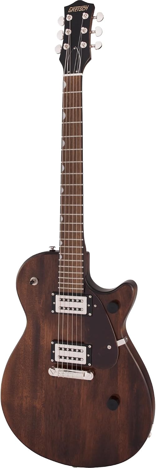 Gretsch G2210 Streamliner Junior Jet Club - Imperial Stain Bundle with Strings, Strap, String Winder, Picks, and Austin Bazaar Polishing Cloth
