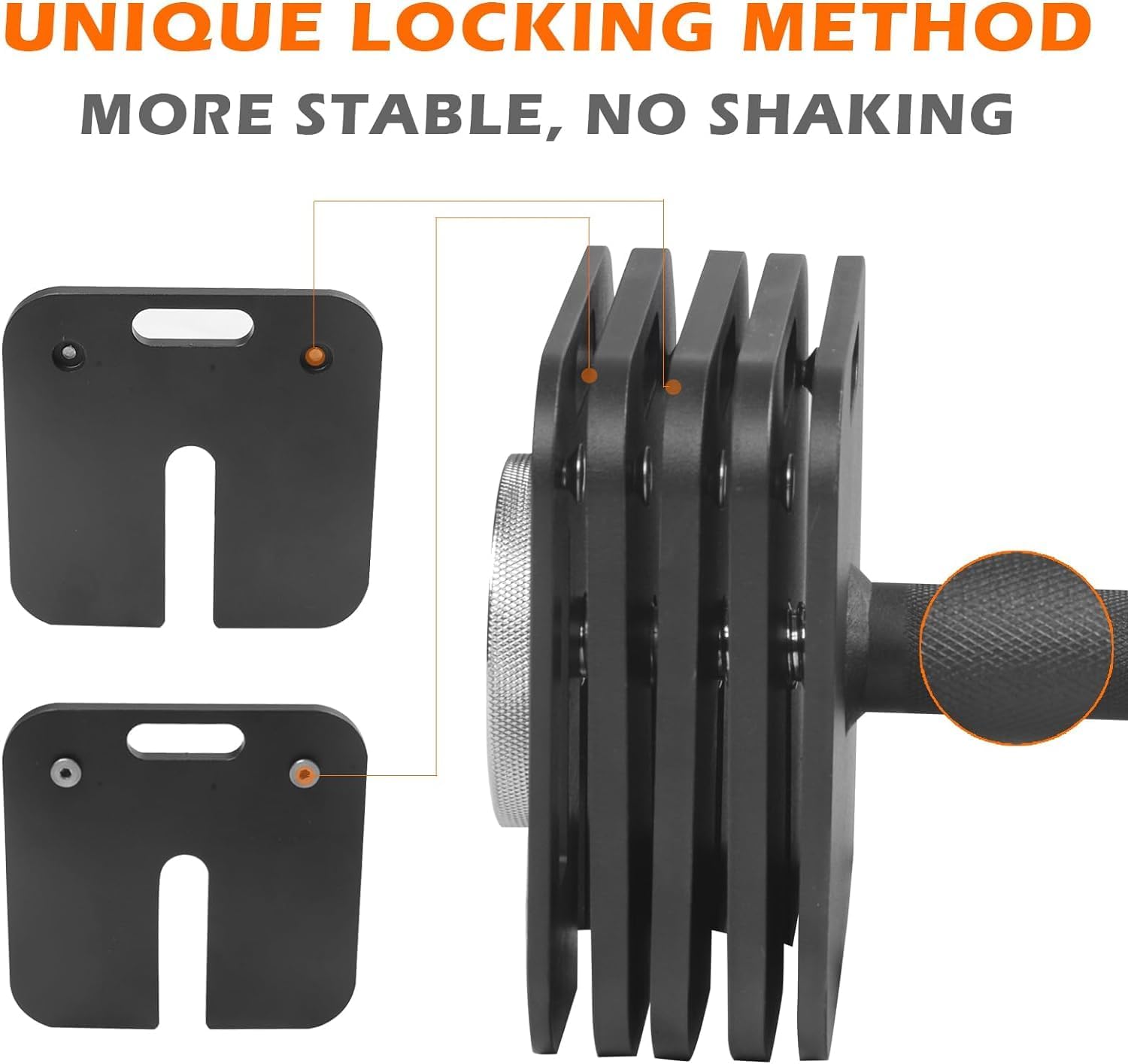 IFAST Square Dumbbell 9 in 1 Free Adjustable Dumbbell Dumbbells set 50LB/80LB/2×50lb/2×80lb Square Dumbbell 9 in 1 Free Weights for Multiweight Options Quick-Lock Adjustable Dumbbell Sets with Anti-Slip Steel Handle for Full-Body Home Gym Workouts