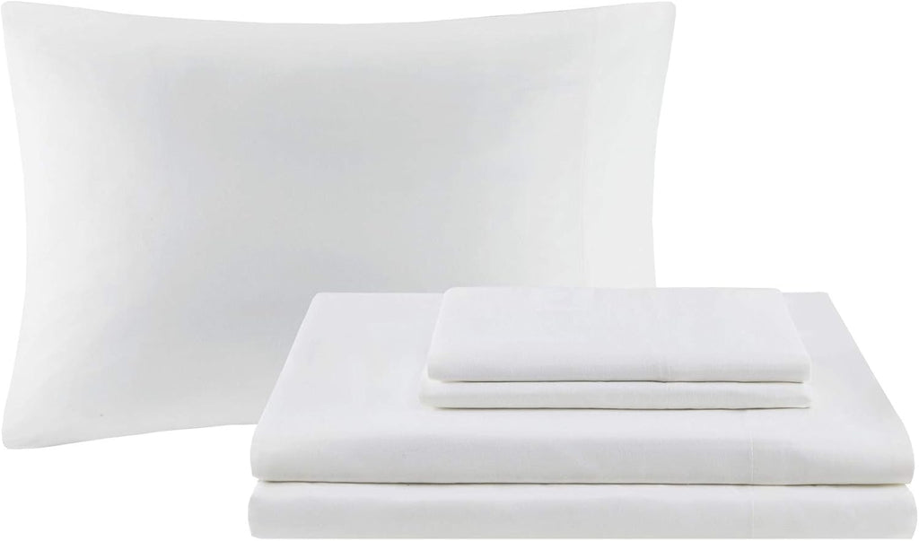 Madison Park Essentials Room in a Bag Faux Silk Comforter Set-Luxe Diamond Tufting All Season Bedding, Matching Curtains, Decorative Pillows, Cal King(104'x92'), Blush 24 Piece (MPE10-811)