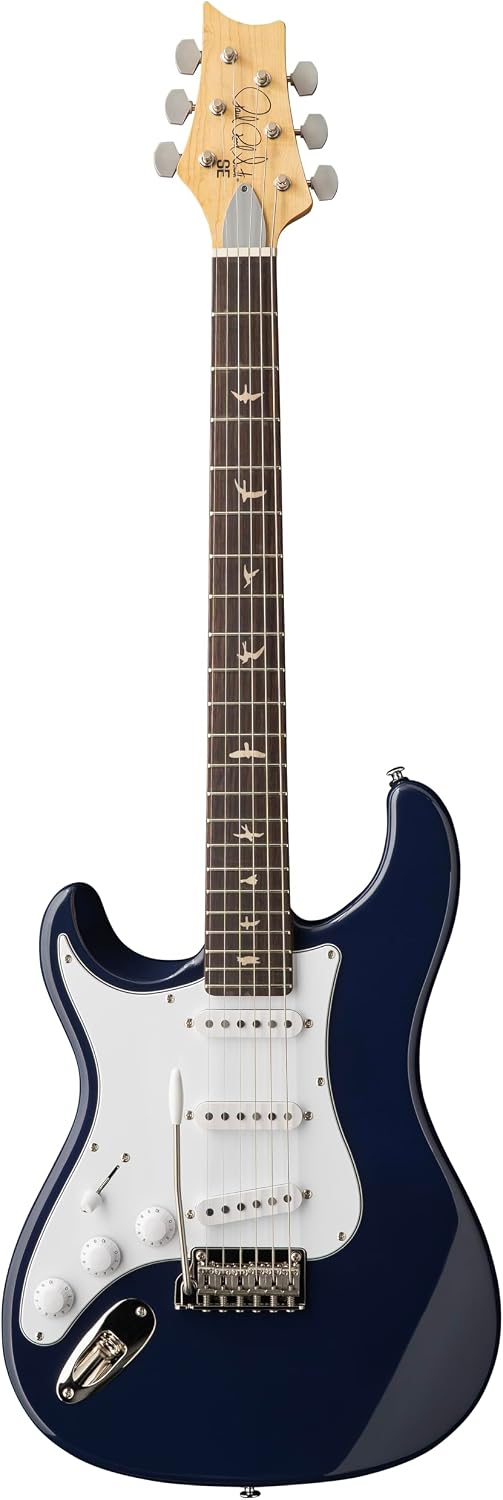 PRS SE Silver Sky Rosewood Board Lefty, Traditional Blue