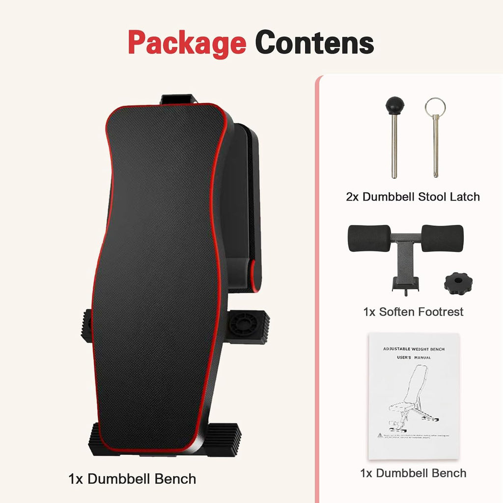 2026 ALSO GO New Adjustable Weight Bench, Workout Benches with Leg Extension, Foldable Incline Decline Bench Press, Roman Chair, Full Body Strength Training Equipment for Home Gym