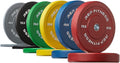 REP Color Bumper Plates LB Olympic Barbell Weights – Rubber Training Discs for Home Gym Strength Lifting, Low Bounce Durable, Weight Pairs & Sets 10 15 25 35 45 Pound Options
