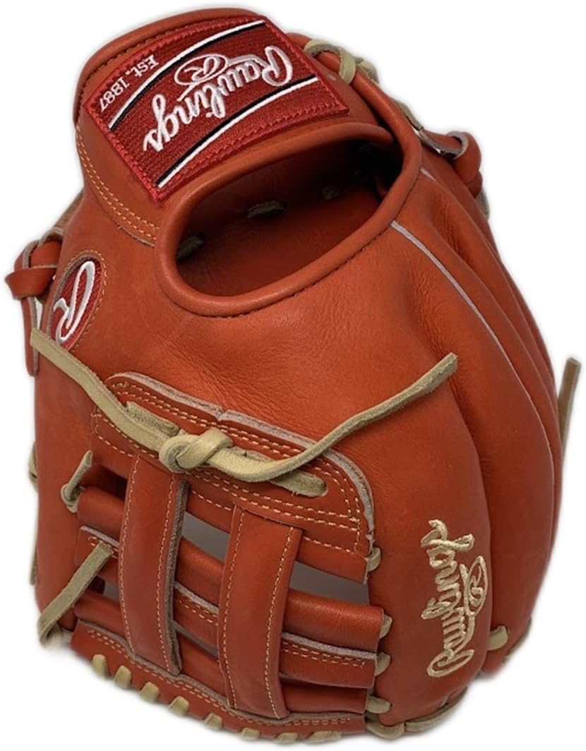 Rawlings | Heart of The Hide Baseball Glove | Red-Orange |Standard Fit Models | Sizes 11.5' - 12.75' | Multiple Styles
