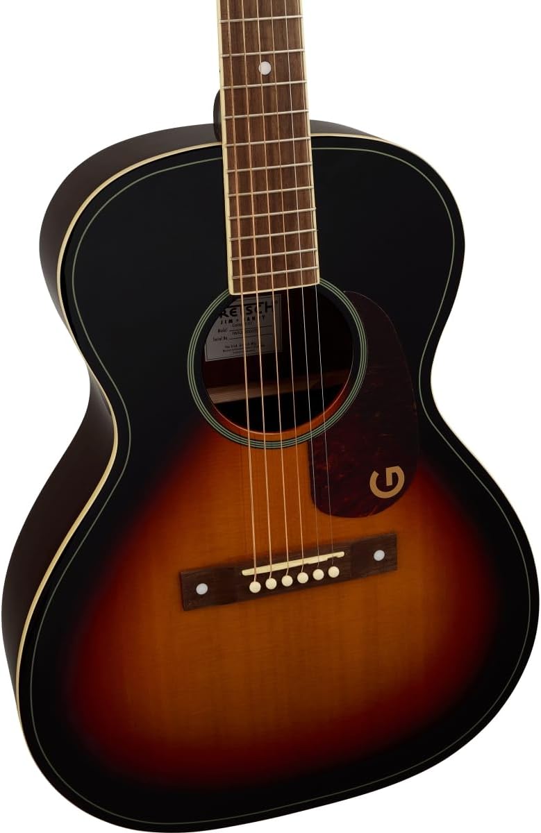 Gretsch Limited Edition Jim Dandy Series Concert Acoustic Guitar, Heritage Burst