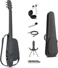Enya NEXG 2 Acoustic-Electric Guitar Carbon Fiber Travel Smart Audio Guitar with 50W Wireless Speaker, Wireless Microphone, Hi-Fi Monitor Earphones, Footswitch, Charging Stand, and Gigbag