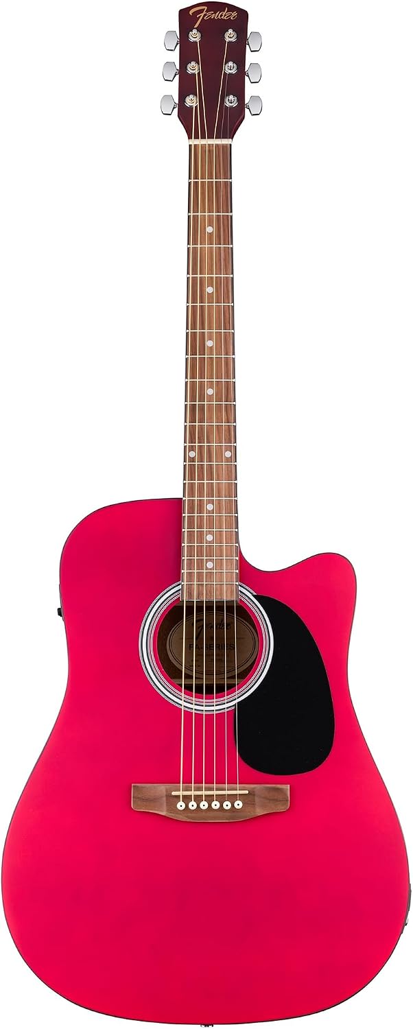 Fender FA Series Dreadnought Acoustic-Electric Guitar - Crimson Red
