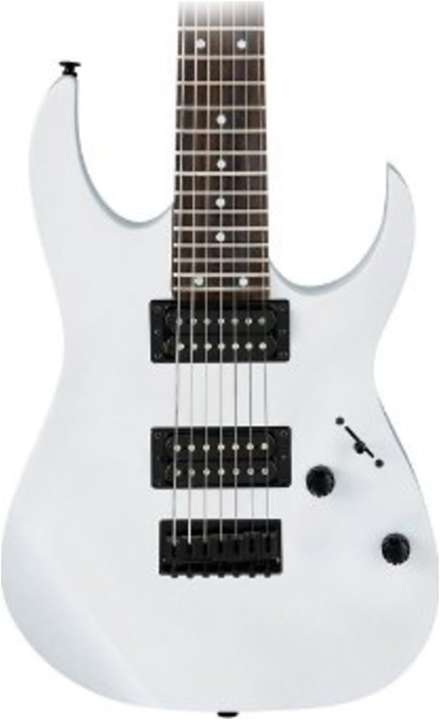 Ibanez GRG 7-String Solid-Body Electric Guitar, Right, White, Full