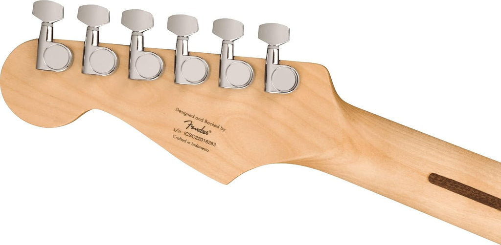Squire Sonic Stratocaster Electric Guitar, California Blue, Laurel Fingerboard, Black Pickguard