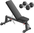 HANDBODE Adjustable Weight Bench for Full Body Workout, 1300 LBS Weight Capacity Bench Press Bench of Home Gym Strength Training, Incline Upright Flat Utility Workout Bench with Fast Adjustment