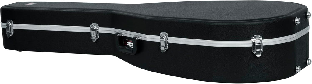 Gator Cases Deluxe ABS Molded Case for Acoustic Guitars, Fits Jumbo Sized Acoustics (GC-JUMBO)