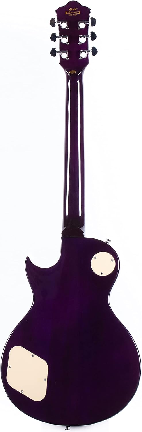 GROTE Guitar Solid Body Electric Guitar with Gigbag LPYS-006 (Purple)