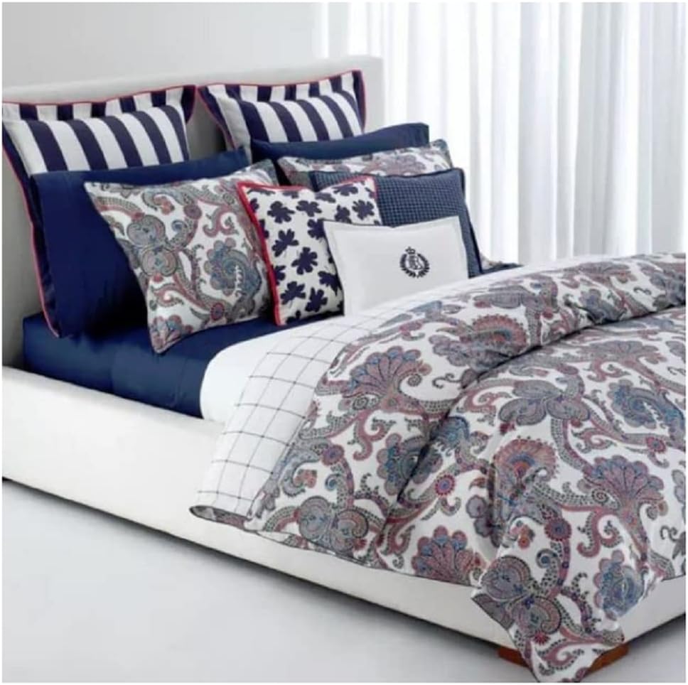 Lauren Ralph Lauren Carter Multi Paisley 3 Pc King Duvet Cover Set (King)