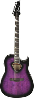 Ibanez ALT50FA Acoustic Electric Guitar (Transparent Violet Sunburst High Gloss)