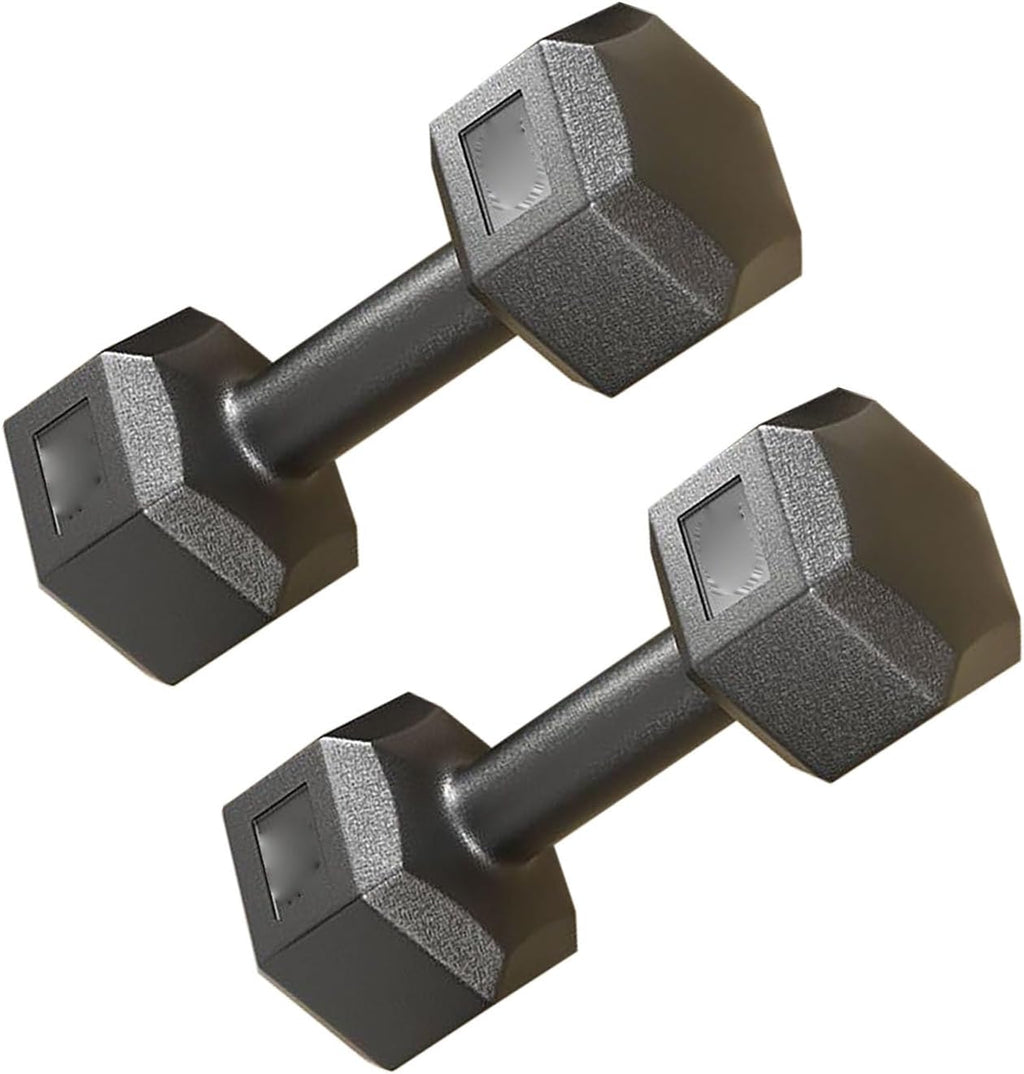 ZJchao Fitness Hex Dumbbell Set Strong Stability for Strength Training Home Use 22lb Dumbbells 2 X Dumbbell for Men & Women Cast Iron PVC
