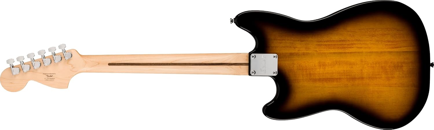 Squire Sonic Mustang Electric Guitar, 2-Color Sunburst, Maple Fingerboard
