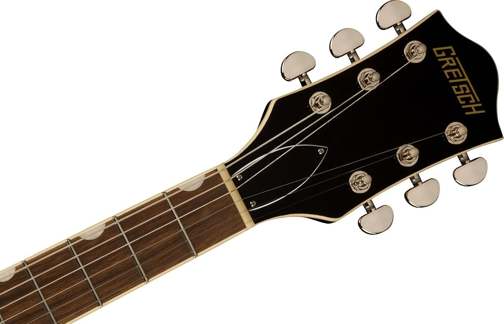 Gretsch G2420 Streamliner Hollow Body Electric Guitar - Aged Brooklyn Burst Bundle with Strings, Strap, Picks, String Winder, and Austin Bazaar Polishing Cloth