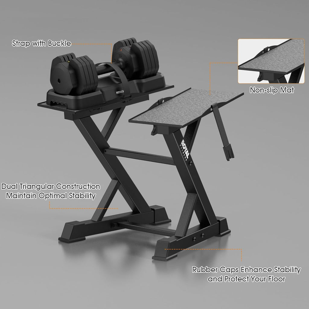 Adjustable Dumbbell Rack Weight Rack Heavy Duty, Home Gym Dumbbell Storage Stand Holder
