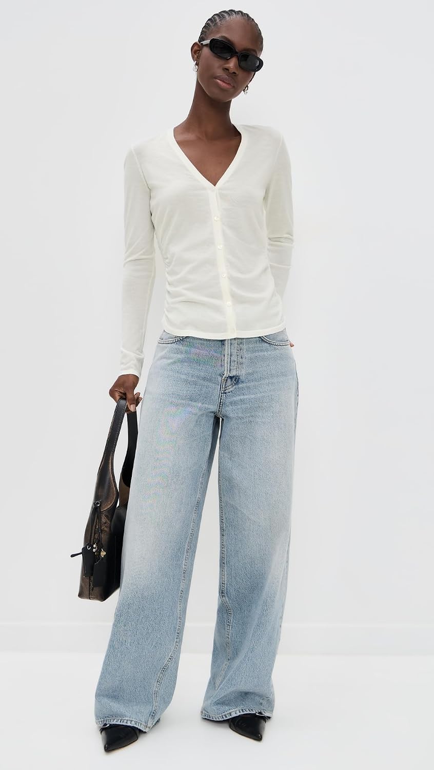 Theory Women's Shirred Cardigan