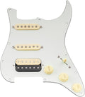 Musiclily Pro Auto-Split HSS Loaded Pickguard ST Prewired Pickguard with Artec Alnico 5 Single Coil Humbucker Pickups for American/Mexico Import Squier Strat Electric Guitar, 3ply Aged White