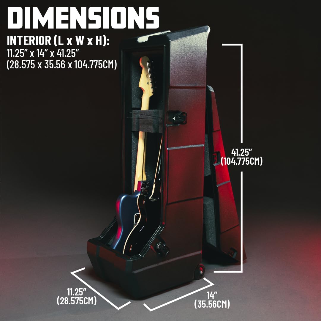Gator Cases Mini Vault Guitar Case for Two (2) Electric Guitars; Rev 2 (GTR-MINIVAULT-E2R2)