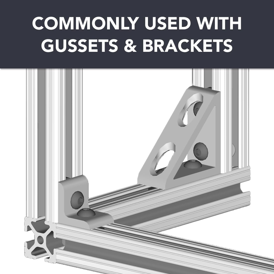 8020, 3275, 10 Series Steel 8-32 Centered Slide in Economy T Nuts Hardware Nuts for 1 Inch Aluminum Extrusions (500)