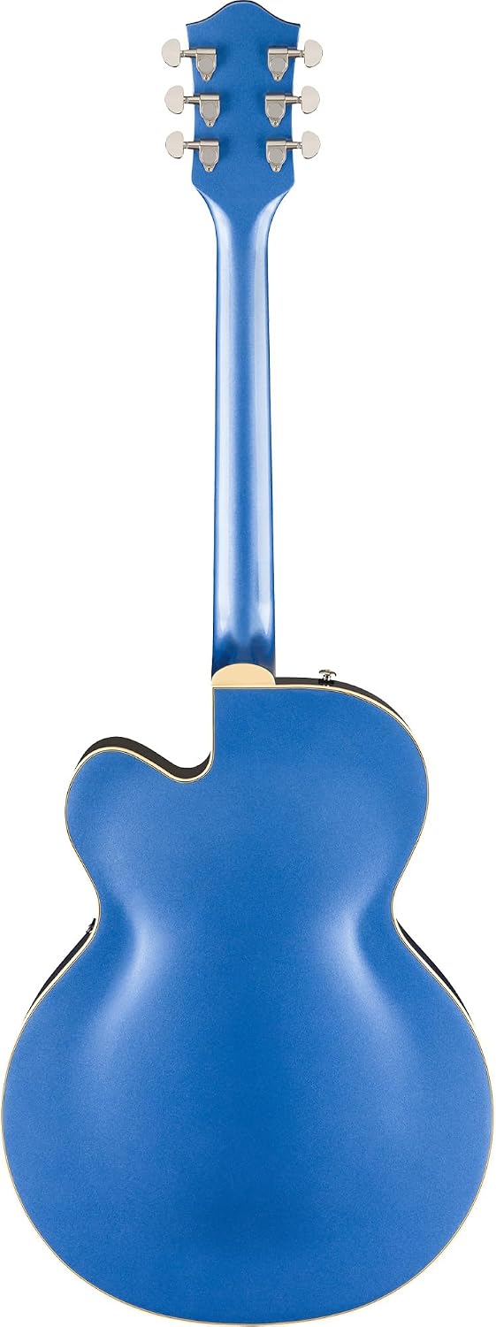 Gretsch G2420T Streamliner Hollow Body Electric Guitar - Fairlane Blue Bundle with Strings, Strap, Picks, String Winder, and Austin Bazaar Polishing Cloth