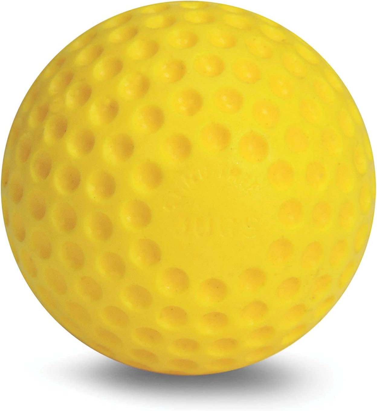 Jugs Sting-Free Dimpled Optic-Yellow Baseballs, 9-inch – 2 Dozen