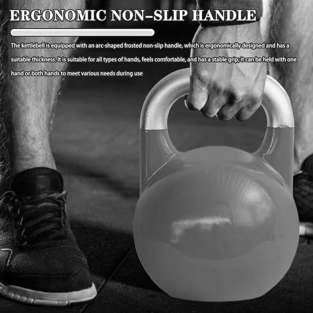 Kettlebell Weights Fitness Sports Competitive Kettle Ball, Muscle Training Dumbbells for Men and Women, Swing/Squat, Gym Exercise Equipment(Blue-12kg)